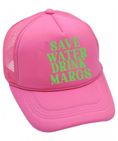 Save Water Drink Margs Trucker Hat Adjustable Baseball Cap for Womens Trucker Hats Trucker Hat Funny Trendy Trucker Hat Hot P...