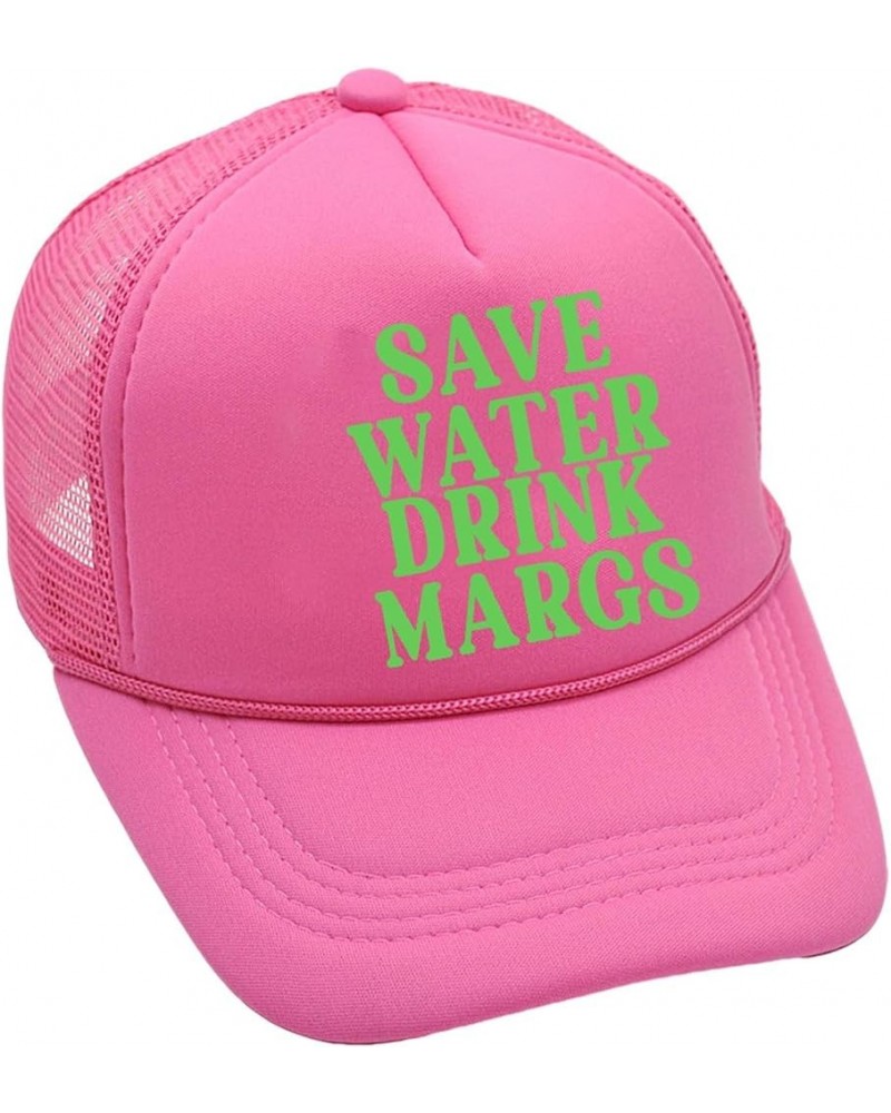 Save Water Drink Margs Trucker Hat Adjustable Baseball Cap for Womens Trucker Hats Trucker Hat Funny Trendy Trucker Hat Hot P...