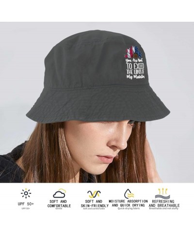 You are About to Exceed The Limits of My Medication Bucket Hat Bucket Hat Trendy Womens Hats for Fishing Wash Black $11.65 Bu...