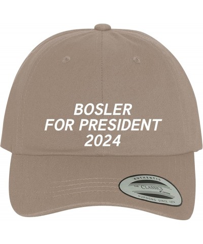 Bosler for President 2024 - Comfortable Dad Hat Baseball Cap Khaki $16.30 Baseball Caps