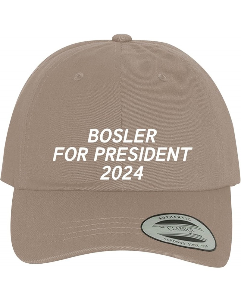 Bosler for President 2024 - Comfortable Dad Hat Baseball Cap Khaki $16.30 Baseball Caps