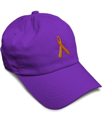 Soft Baseball Cap Multiple Sclerosis Awareness Embroidery Compassion Twill Cotton Dad Hats for Men & Women Purple Design Only...