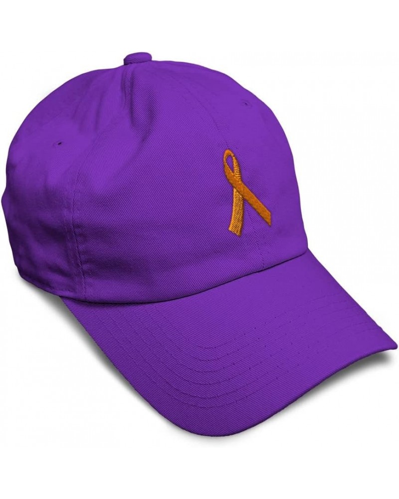 Soft Baseball Cap Multiple Sclerosis Awareness Embroidery Compassion Twill Cotton Dad Hats for Men & Women Purple Design Only...