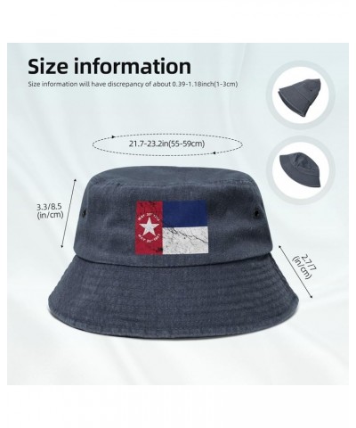 Flag of North Carolina Texture Effect Bucket Hat for Men Women Outdoor Washed Cotton Sun Hats Travel Beach Hat Navy Blue $12....