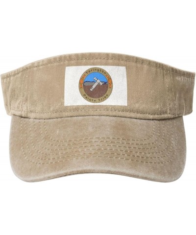 Flag of The Yerington Paiute Tribe Sun Visor Hats for Women Men Sun Hat Vintage Golf Hat Adjustable Baseball Cap Natural $14....