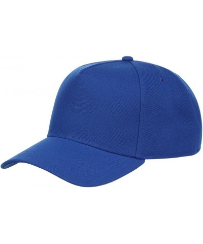 Blank Hook Shot A-Frame Adjustable Snapback Hat blk Royal Blue $19.13 Baseball Caps