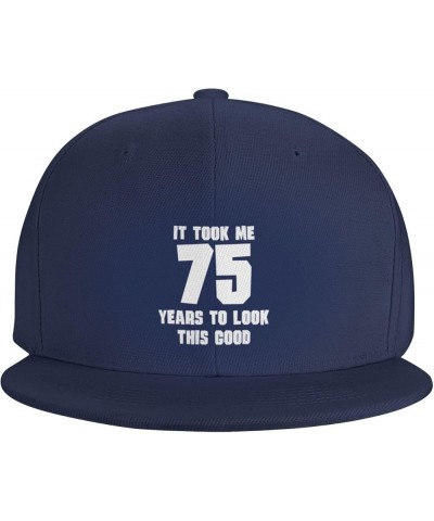 It Took Me 75 Years to Look This Good Trucker Hat Baseball Cap for Women Cowboy Hat Men Dad Hat Snapback Hat Black Navy Blue ...