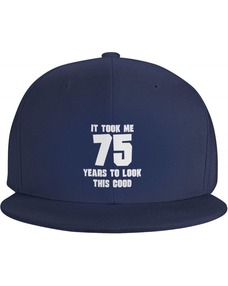 It Took Me 75 Years to Look This Good Trucker Hat Baseball Cap for Women Cowboy Hat Men Dad Hat Snapback Hat Black Navy Blue ...