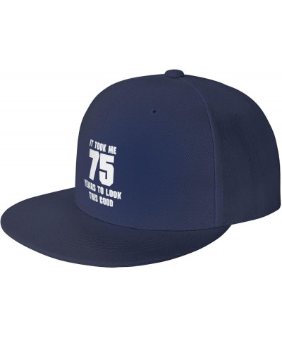 It Took Me 75 Years to Look This Good Trucker Hat Baseball Cap for Women Cowboy Hat Men Dad Hat Snapback Hat Black Navy Blue ...