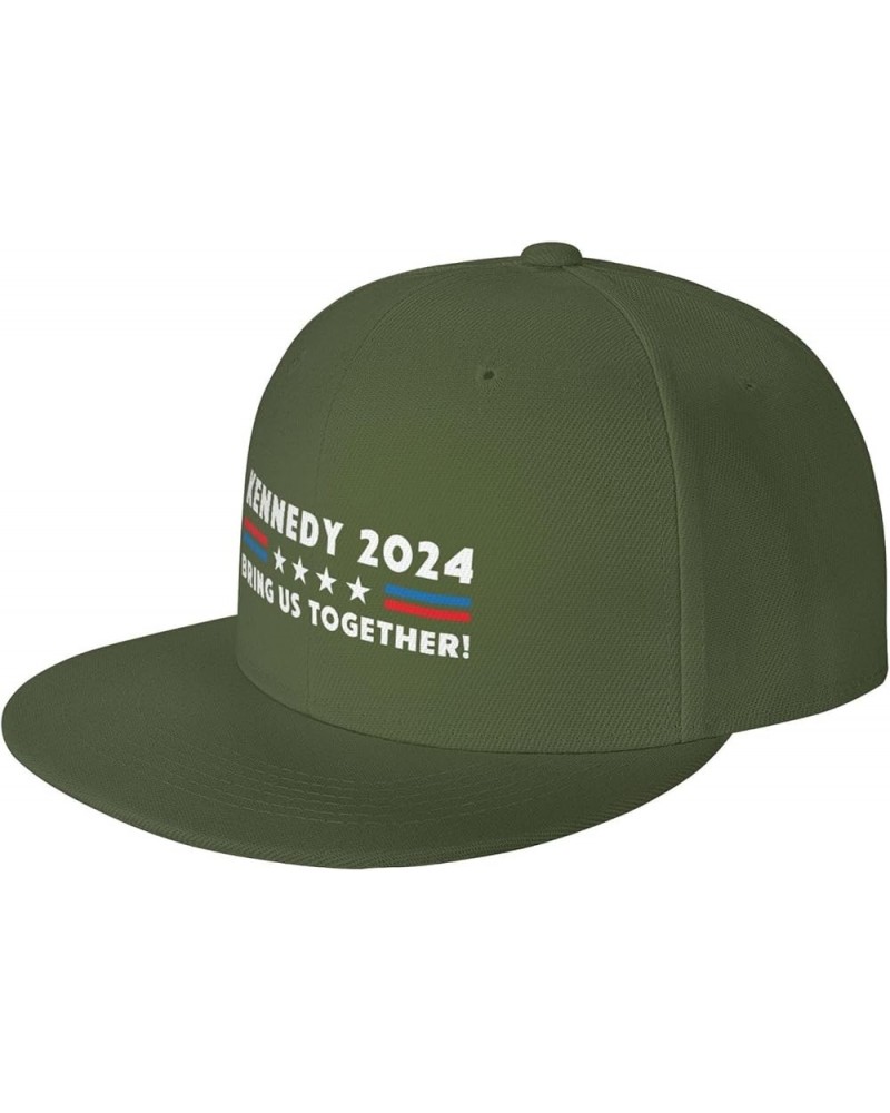 Robert Kennedy Jr 2024 Presidential Baseball Hats for Men Women Black Trucker Hat Sun Hats Unisex Dad Hat Moss Green $10.59 B...