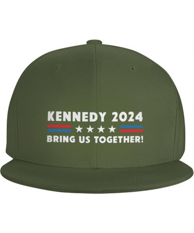 Robert Kennedy Jr 2024 Presidential Baseball Hats for Men Women Black Trucker Hat Sun Hats Unisex Dad Hat Moss Green $10.59 B...