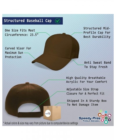 Baseball Cap Agronomist Production Acrylic Soil Dad Hats for Men and Women Brown Personalized Text Here $12.96 Baseball Caps