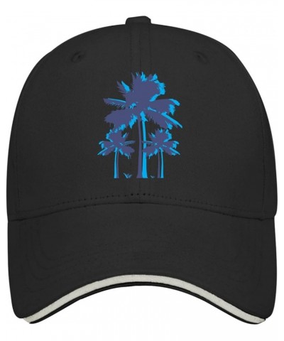 Baseball Hat Palm Beach Trucker Caps for Teen Vintage Camo Snapbacks for Gift Black $13.81 Baseball Caps