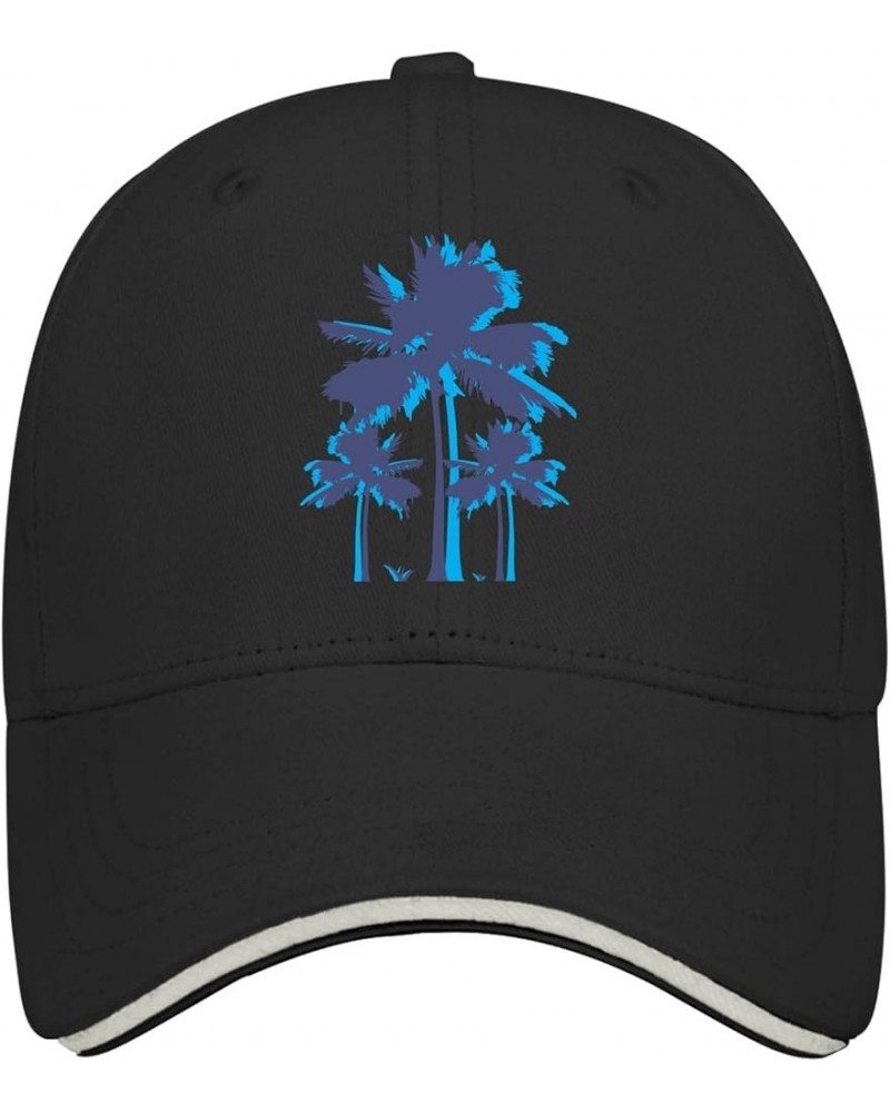 Baseball Hat Palm Beach Trucker Caps for Teen Vintage Camo Snapbacks for Gift Black $13.81 Baseball Caps