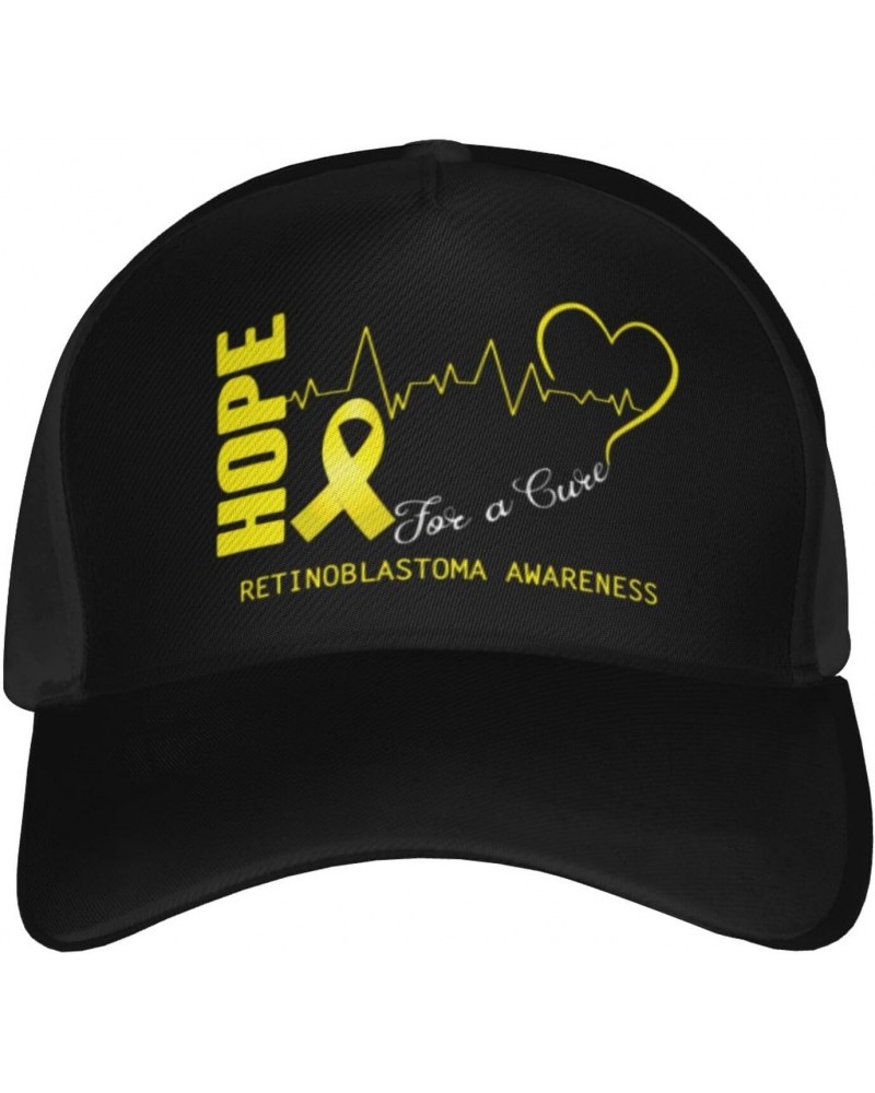 Hope for A Cure Retinoblastoma Awareness Baseball Cap Men's and Women's Baseball Hat Adjustable Casual Outdoor Breathable Cap...