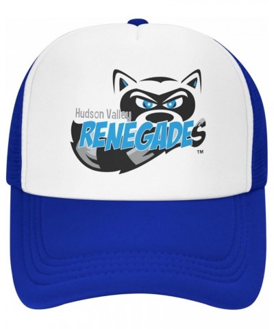 Hudson Valley Renegades Trucker Hats，Adjustable Comfortable Mesh Shade Baseball Cap for Men and Women Blue $10.64 Baseball Caps