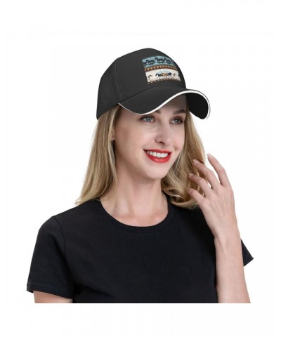 Design Name Pattern Casual Fashion Baseball Cap Black : Comfortable, Light Black $13.12 Baseball Caps