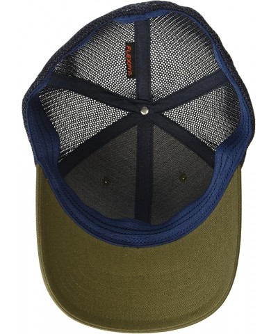 Tree Flag Mesh Ball Cap-Low Crown Olive Green, Collegiate Navy $12.52 Baseball Caps