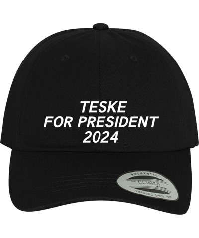 Teske for President 2024 - Comfortable Dad Hat Baseball Cap Black $9.85 Baseball Caps