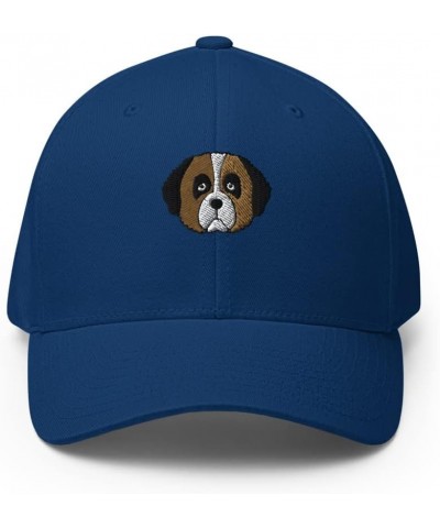 Saint Bernard hat, Embroidered Unisex Structured hat, Saint Bernard Gifts, st Bernard Dog mom dad hat. Royal Blue $16.04 Base...