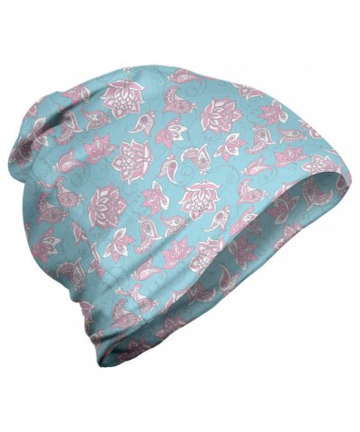 Unisex Beanie, Paisley Pattern Flower Image, Hiking Outdoors $15.80 Skullies & Beanies