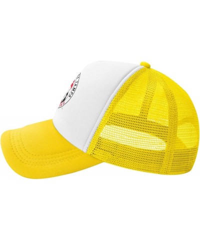 The University of Tampa Trucker Hats for Both Men and Women - Mesh Baseball Snapback Hats Yellow $12.38 Baseball Caps