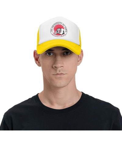 The University of Tampa Trucker Hats for Both Men and Women - Mesh Baseball Snapback Hats Yellow $12.38 Baseball Caps