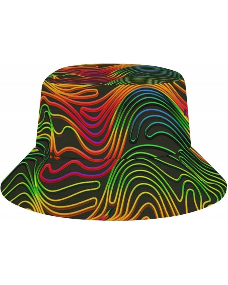 Bucket Hat UPF 50+ for Women Mens Outdoor Fisherman Hats Sun Protection Caps Pattern (394) $9.87 Sun Hats