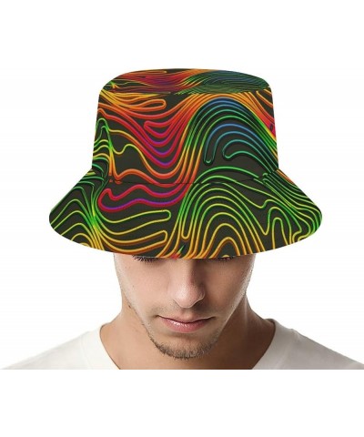 Bucket Hat UPF 50+ for Women Mens Outdoor Fisherman Hats Sun Protection Caps Pattern (394) $9.87 Sun Hats