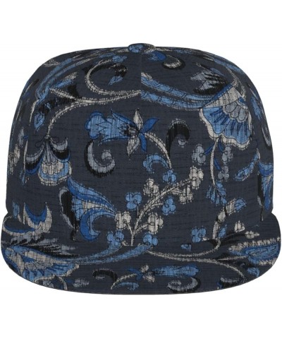 Paisley Baseball Cap, Flat Brim Trucker Hat, Buckle Adjustable Paisley26 $11.19 Baseball Caps