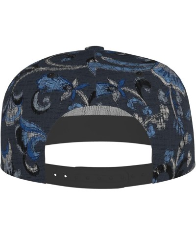 Paisley Baseball Cap, Flat Brim Trucker Hat, Buckle Adjustable Paisley26 $11.19 Baseball Caps