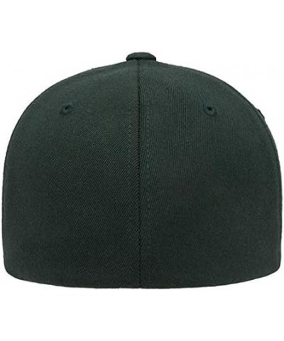 Everglades Fitted Hat Men - Flexfit Baseball Cap w/National Park Woven Patch Green $22.78 Baseball Caps