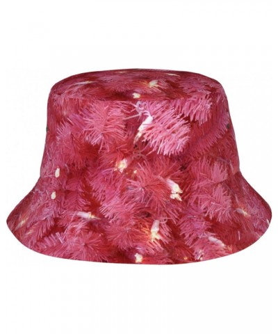 Pink Tree Bucket Hat for Women Men, Fashion Unisex Bucket Hats Breathable Fisherman Hat, Packable Beach Sun Hat, Uv Protectio...