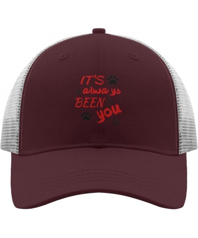 It's Always Been You Baseball Cap Outdoor hat Apricot Mens Baseball Cap Gifts for Boyfriends Hiking Hats Chestnut Red $9.97 B...