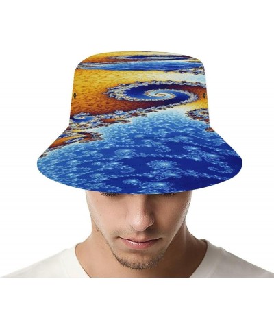 Men Women Summer Fisherman Cap Fishing Hunting Sun Hats Travel Bucket Hat Color (614) $10.49 Sun Hats