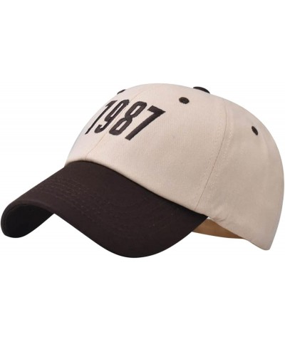 Men Women Baseball Cap Adjustable Strapback Cap Hip Hop Sports Hat for Outdoor Hot Weather B-coffee $9.52 Baseball Caps