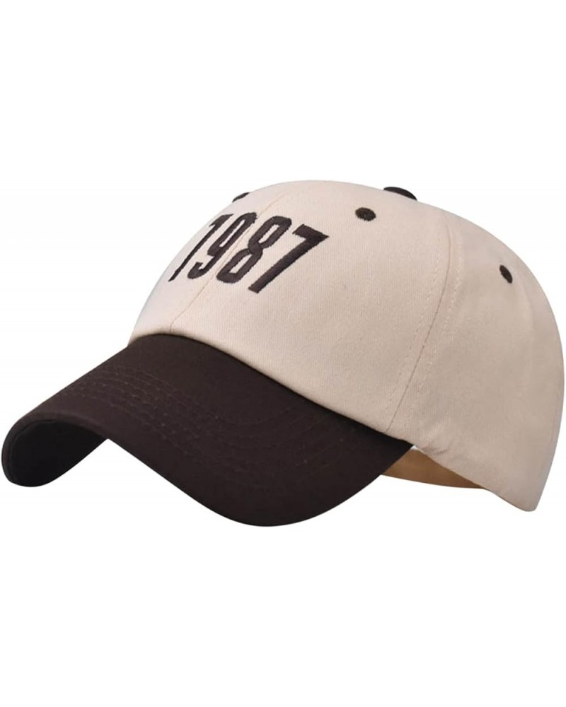 Men Women Baseball Cap Adjustable Strapback Cap Hip Hop Sports Hat for Outdoor Hot Weather B-coffee $9.52 Baseball Caps