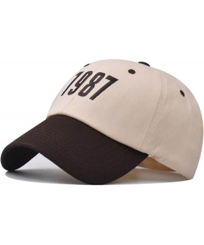 Men Women Baseball Cap Adjustable Strapback Cap Hip Hop Sports Hat for Outdoor Hot Weather B-coffee $9.52 Baseball Caps