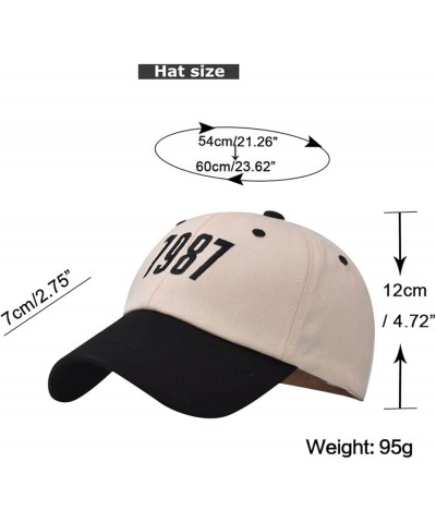 Men Women Baseball Cap Adjustable Strapback Cap Hip Hop Sports Hat for Outdoor Hot Weather B-coffee $9.52 Baseball Caps