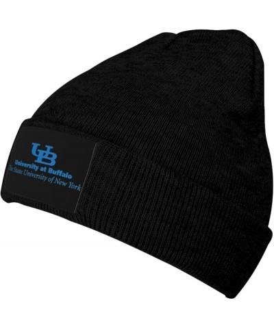 University at Buffalo Logo Classic Warm Winter Knit Cap Fleece Lined Beanie Hat Black $7.27 Skullies & Beanies