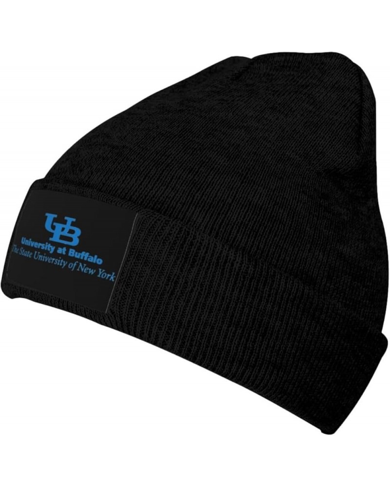 University at Buffalo Logo Classic Warm Winter Knit Cap Fleece Lined Beanie Hat Black $7.27 Skullies & Beanies