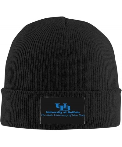 University at Buffalo Logo Classic Warm Winter Knit Cap Fleece Lined Beanie Hat Black $7.27 Skullies & Beanies