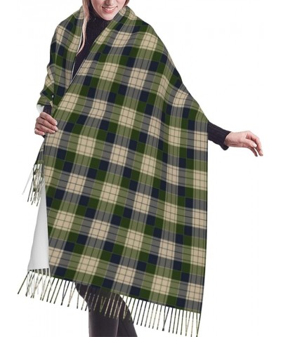 Blue Red White Tartan Plaid Scottish Imitation Cashmere Tassel Scarf Winter Scarf Autumn Softest Classic Warm 5 $13.06 Scarves