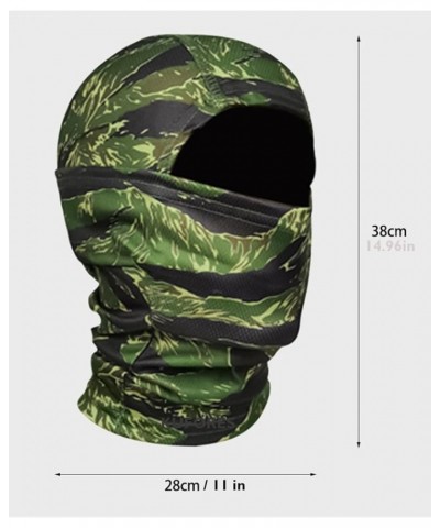 Camo Balaclava Face Mask Baseball Cap with American Flag Patch Neck Gaiter,UV Protector Scarf for Men/Women Black Camo $12.75...