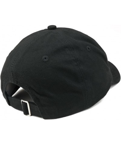 The Queen Old English Low Profile Soft Cotton Baseball Cap Black $12.74 Baseball Caps