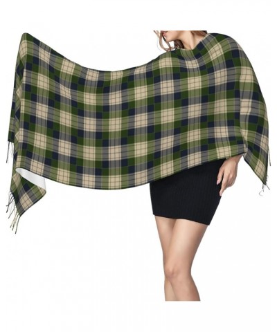 Blue Red White Tartan Plaid Scottish Imitation Cashmere Tassel Scarf Winter Scarf Autumn Softest Classic Warm 5 $13.06 Scarves