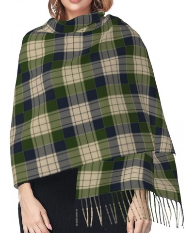 Blue Red White Tartan Plaid Scottish Imitation Cashmere Tassel Scarf Winter Scarf Autumn Softest Classic Warm 5 $13.06 Scarves