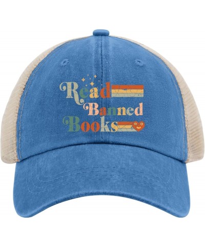 Ban Bigots Not Books Golf Hat Gardening Hat AllBlack Womens Sun Hat Gifts for Grandpa Cycling Hats Lake Blue $10.70 Bucket Hats