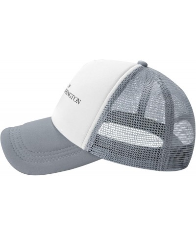 University of Mary Washington Logo Breathable Mesh Hat with Team Logo Fashion Trucker Hats Adjustable Baseball Cap Gray $14.4...