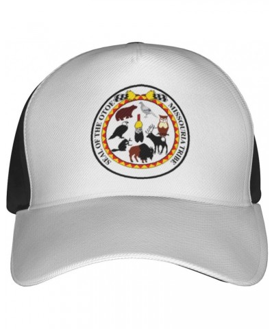 Flag of The Otoe Missouria Tribe Baseball Cap Men's and Women's Baseball Hat Adjustable Casual Outdoor Breathable Caps Truck ...